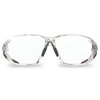 Edge Eyewear Nevosa Safety Eyewear, Black Frame, Clear Vapor Shield Lenses XV411VS